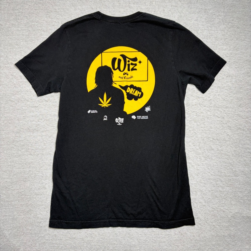 Wiz Khalifa Wiz and Friends Mens Small Black‎ Graphic Pittsburgh Knights Gaming